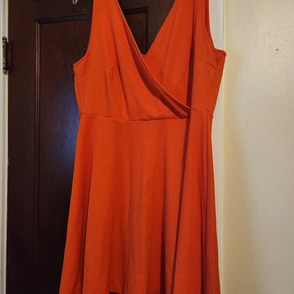 Soprano Asymmetrical Orange Dress